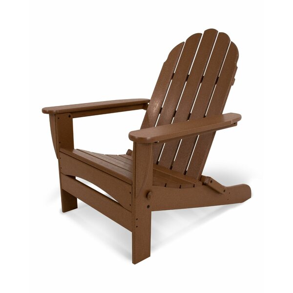 POLYWOOD Classic Oversized Folding Adirondack Chair Reviews Birch Lane   Classic Oversized Folding Adirondack Chair 